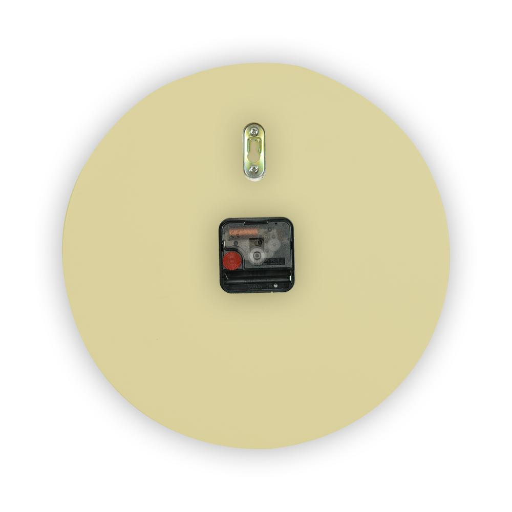MCM Minimal Round Clock, Multiple Colors 12"
