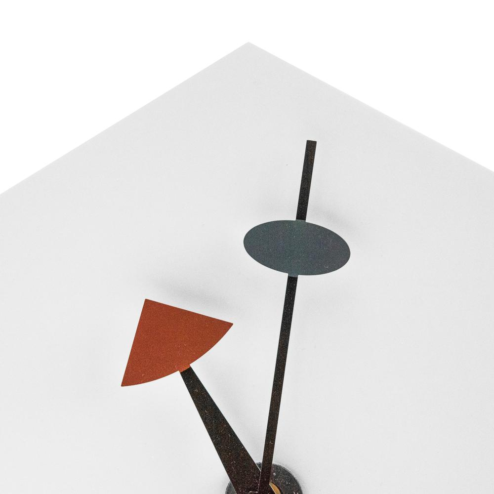 MCM Minimal Hexagon Clock, Multiple Colors 14"
