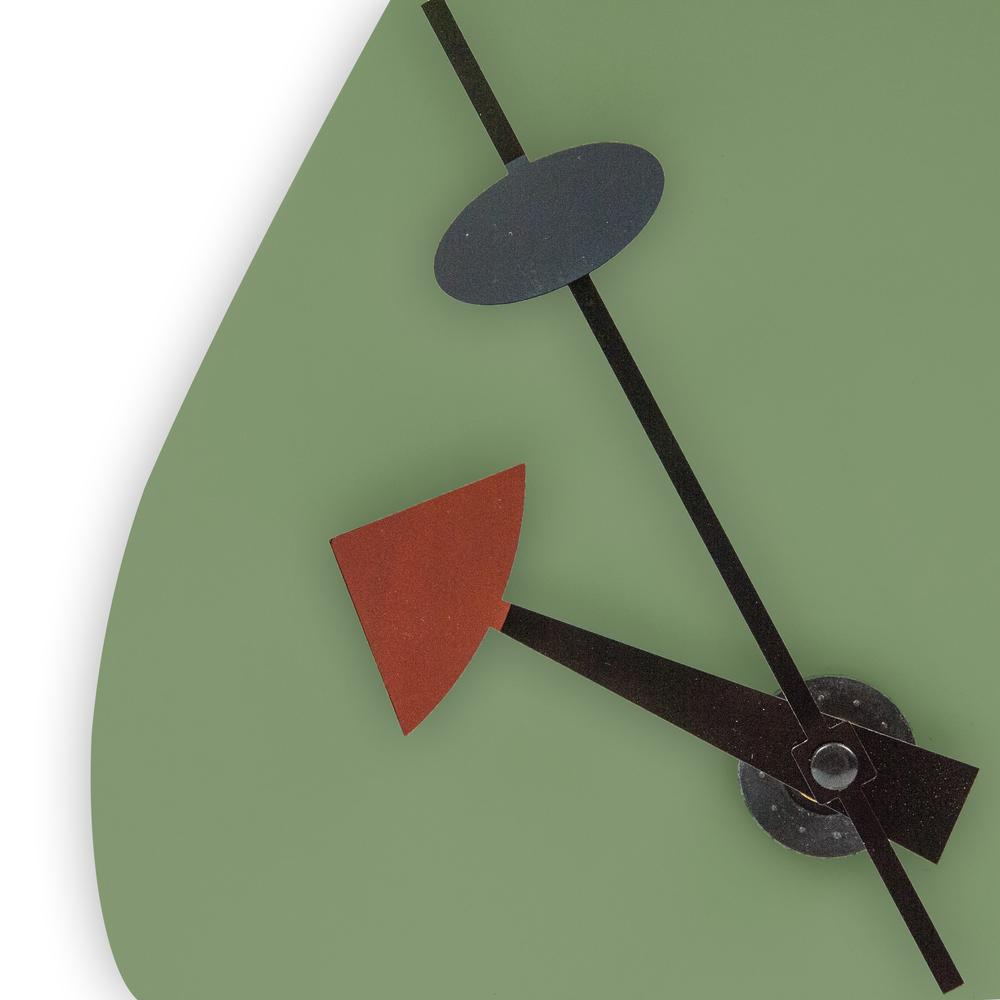 MCM Minimal Droplet Clock, Multiple Colors 15" x 9"