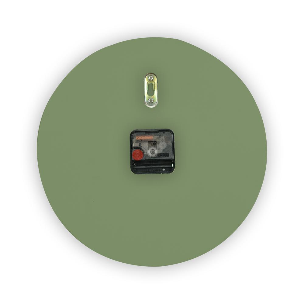 MCM Minimal Round Clock, Multiple Colors 12"