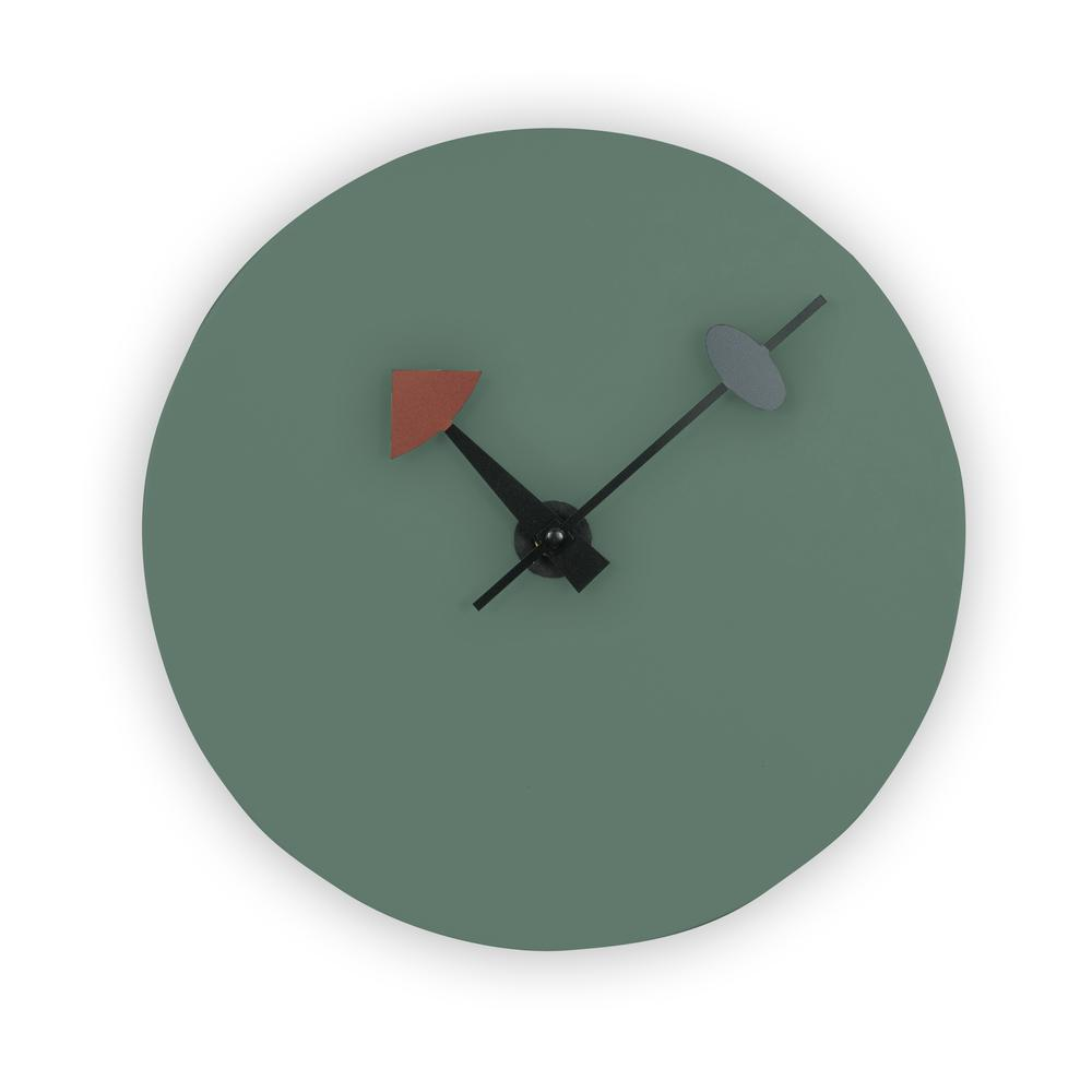 MCM Minimal Round Clock, Multiple Colors 12"