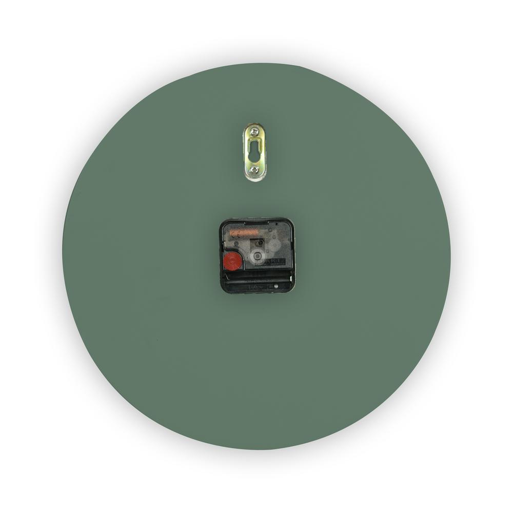 MCM Minimal Round Clock, Multiple Colors 12"