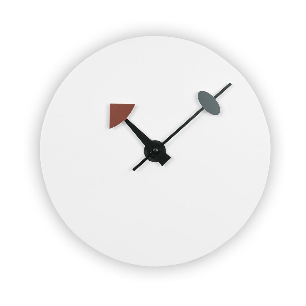 MCM Minimal Round Clock, Multiple Colors 12"
