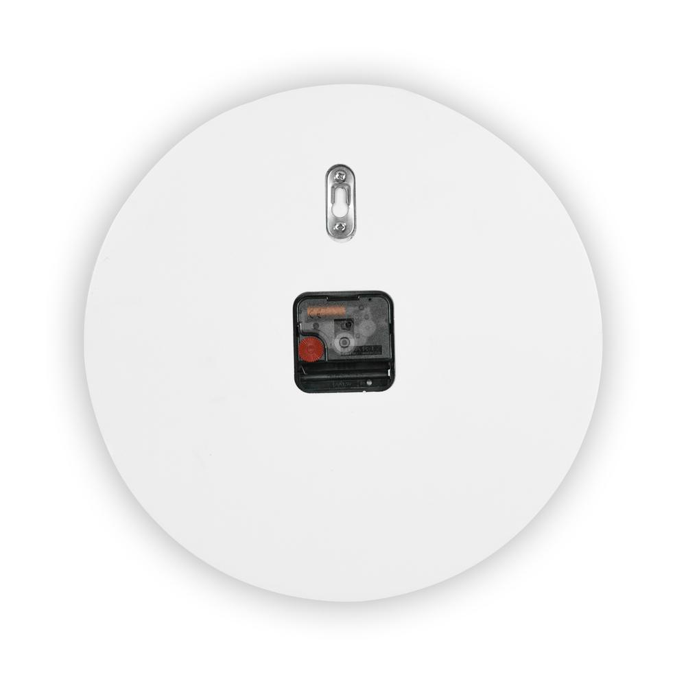 MCM Minimal Round Clock, Multiple Colors 12"