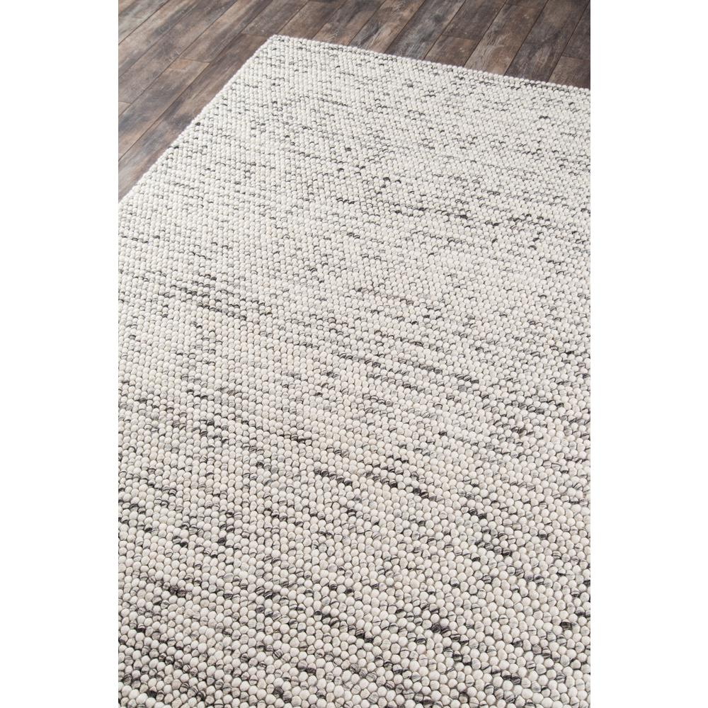 Nubby Neutral Wool Blend Area Rug, Ivory, 6' X 9'