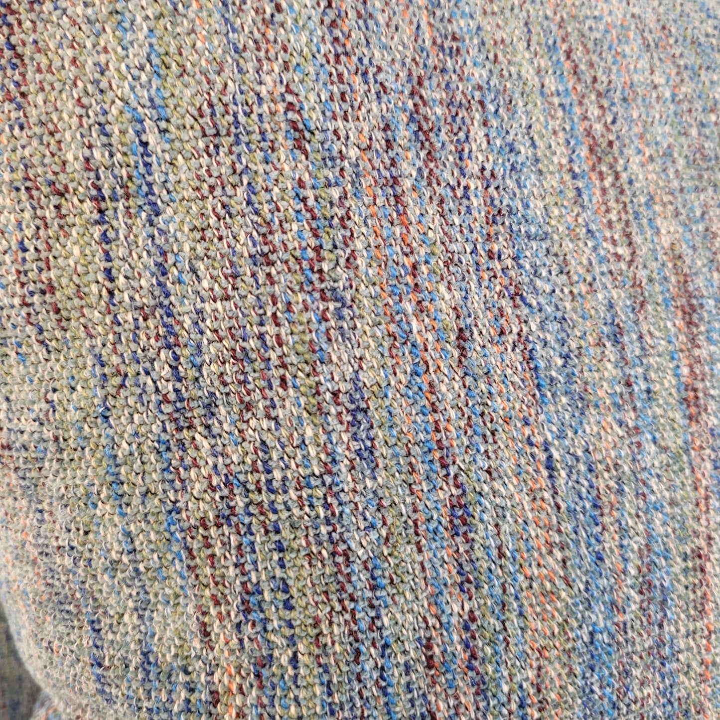 Turquoise Tweed Accent Pillow 16" feather insert