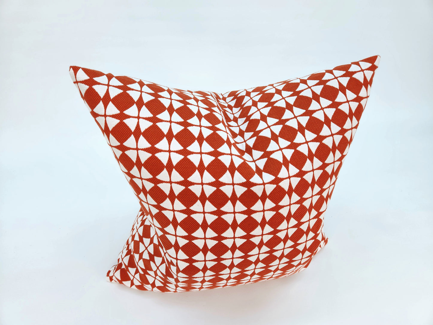 Explorer58 Square Pillow Cover, Thruster Red, Various Sizes, with or without Inserts, Handmade by Houston and Scott