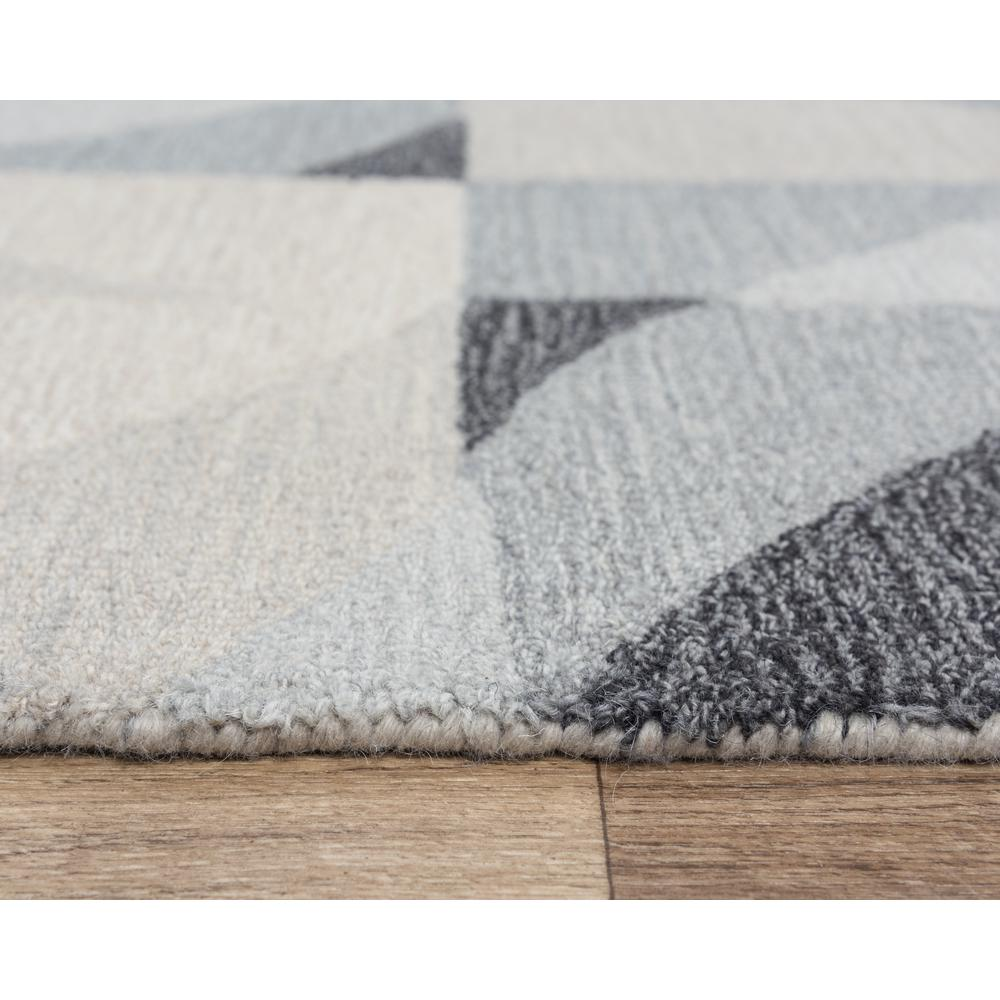 Neutral Statement Light Wool Area Rug 7'9"x9'9"