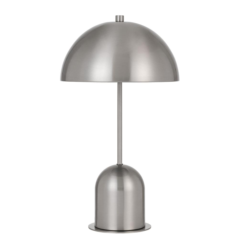 Metal Accent Lamp with Touch-On touch sensor switch, Brushed Steel 20"