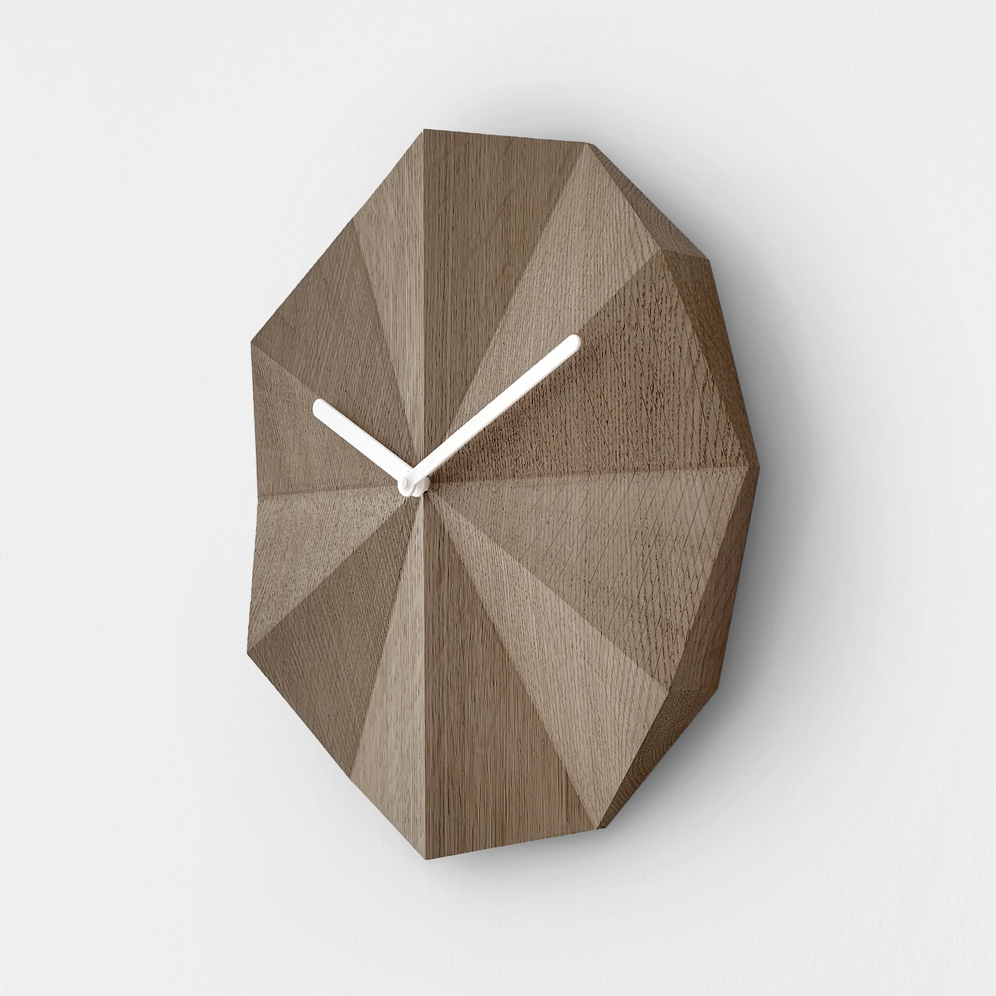 Delta Clock Smoked Oak