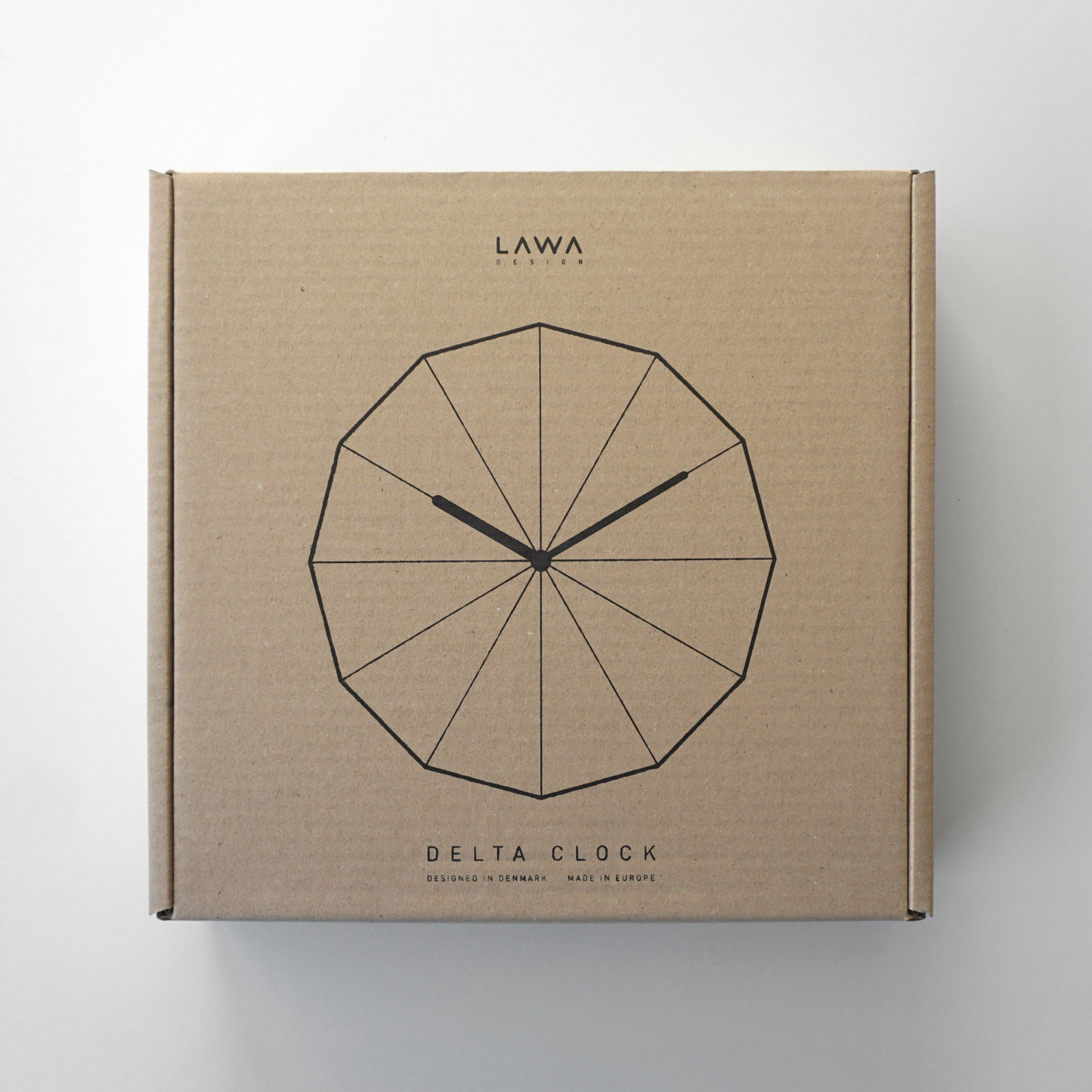 Delta Clock Smoked Oak