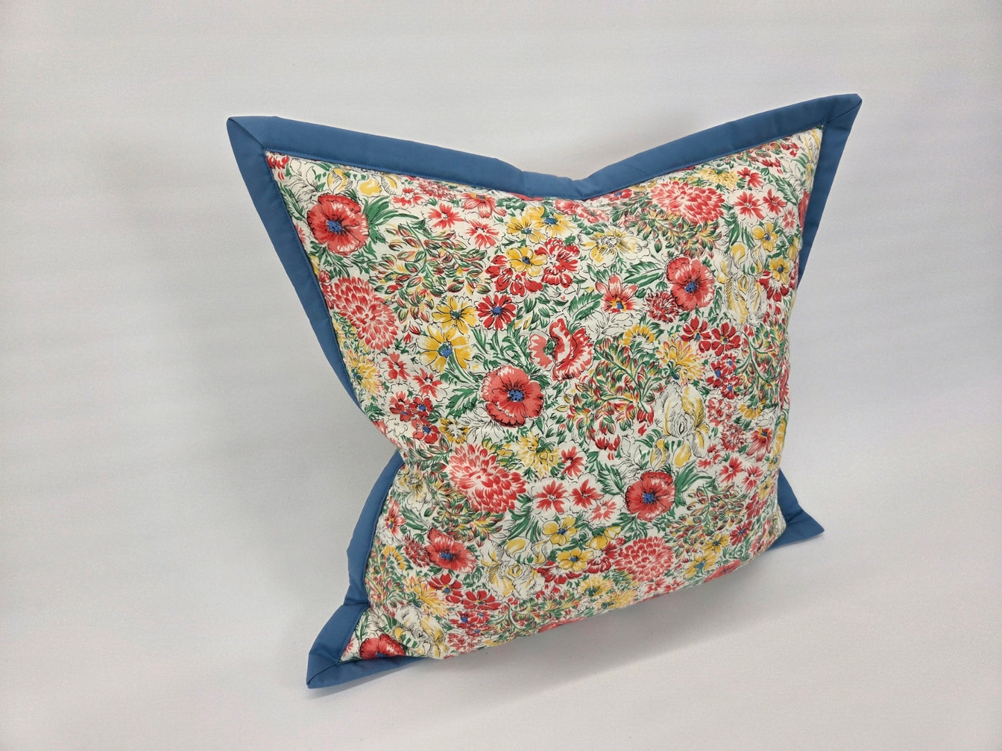 Weilwood Quilted Floral Flange Pillow - 1978 Print