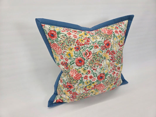 Weilwood Quilted Floral Flange Pillow - 1978 Print