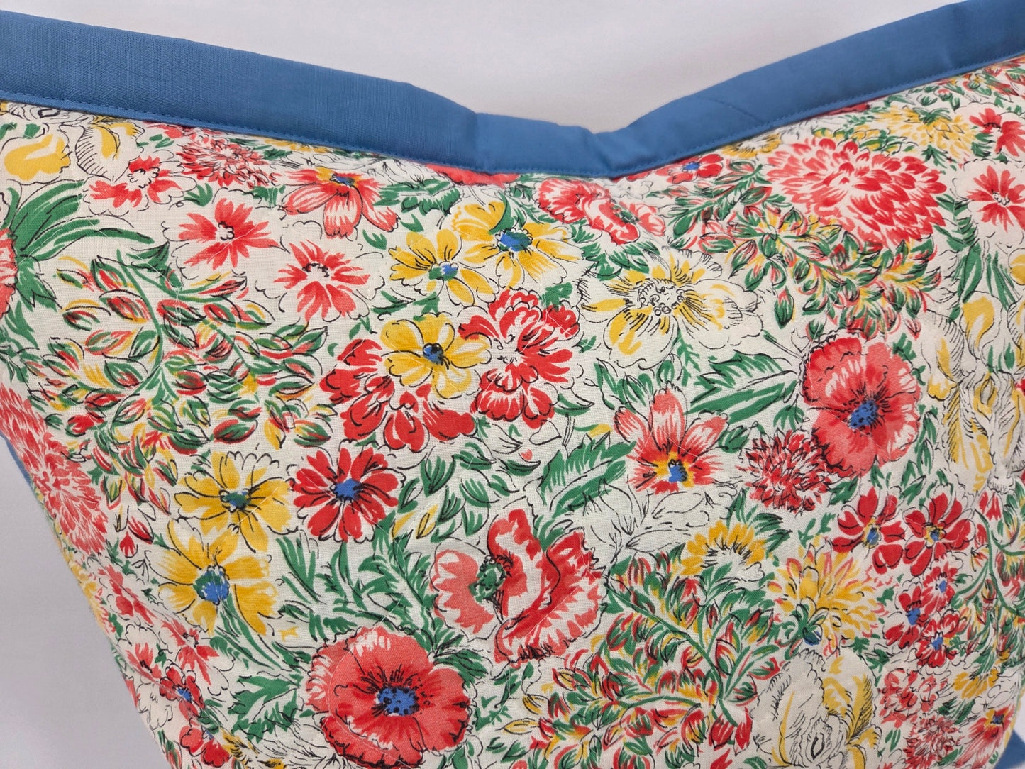 Weilwood Quilted Floral Flange Pillow - 1978 Print