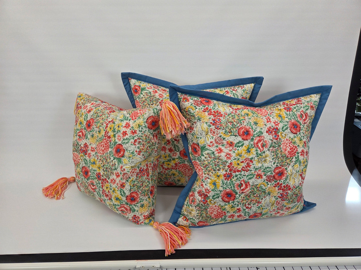 Weilwood Quilted Floral Flange Pillow - 1978 Print