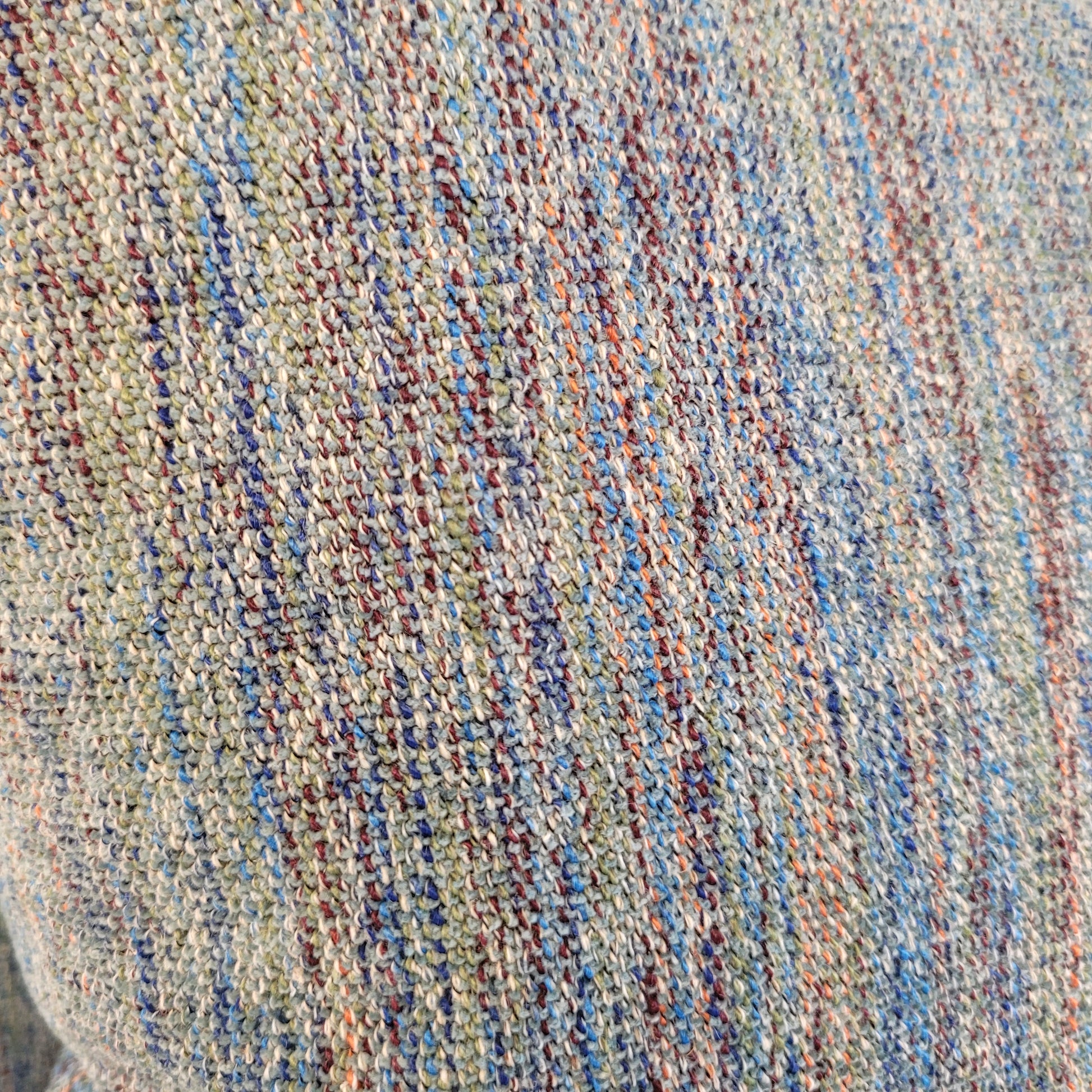Turquoise Tweed Accent Pillow 16" feather insert