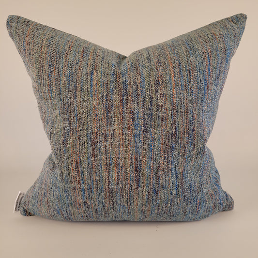 Turquoise Tweed Accent Pillow 16" poly insert 