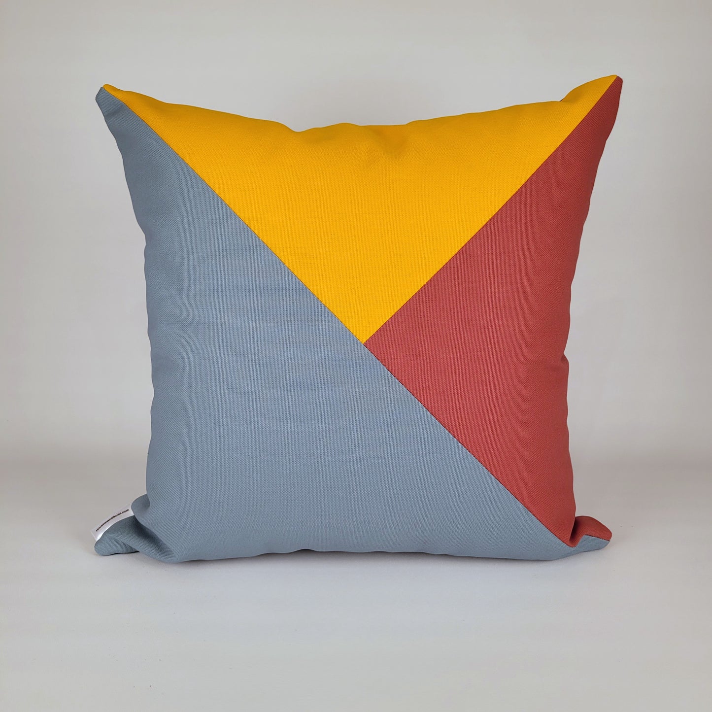 50s Mod Geometric Outdoor Throw Pillow 18"