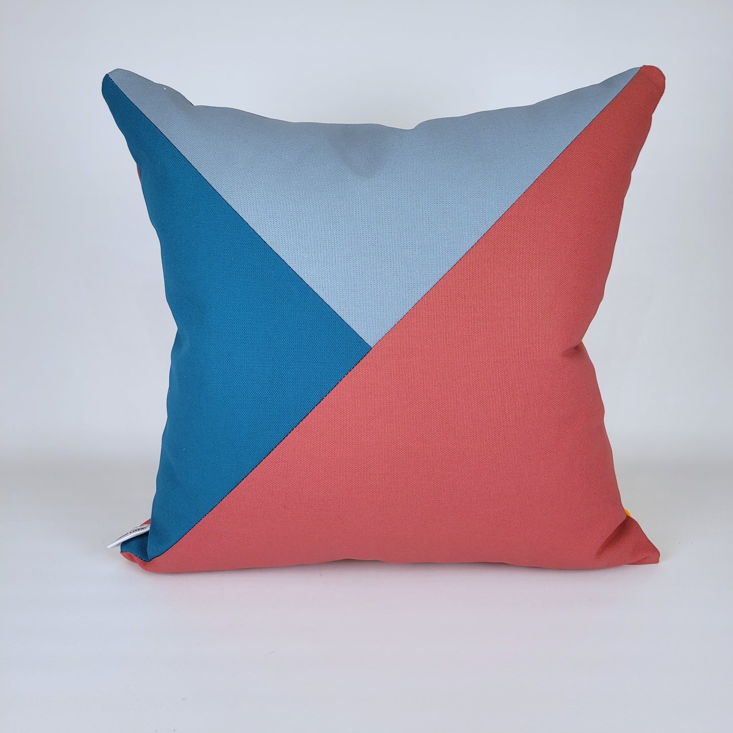 50s Mod Geometric Outdoor Throw Pillow 18"