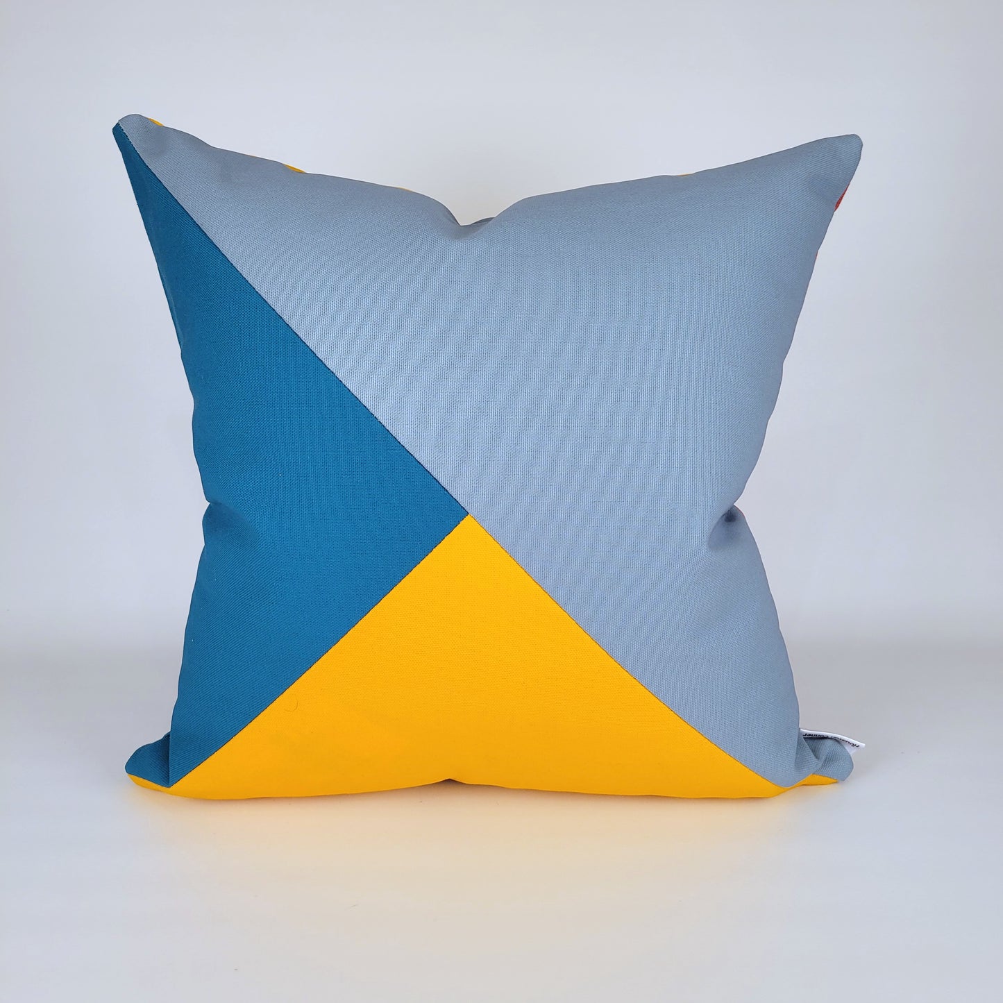 50s Mod Geometric Outdoor Throw Pillow 18"
