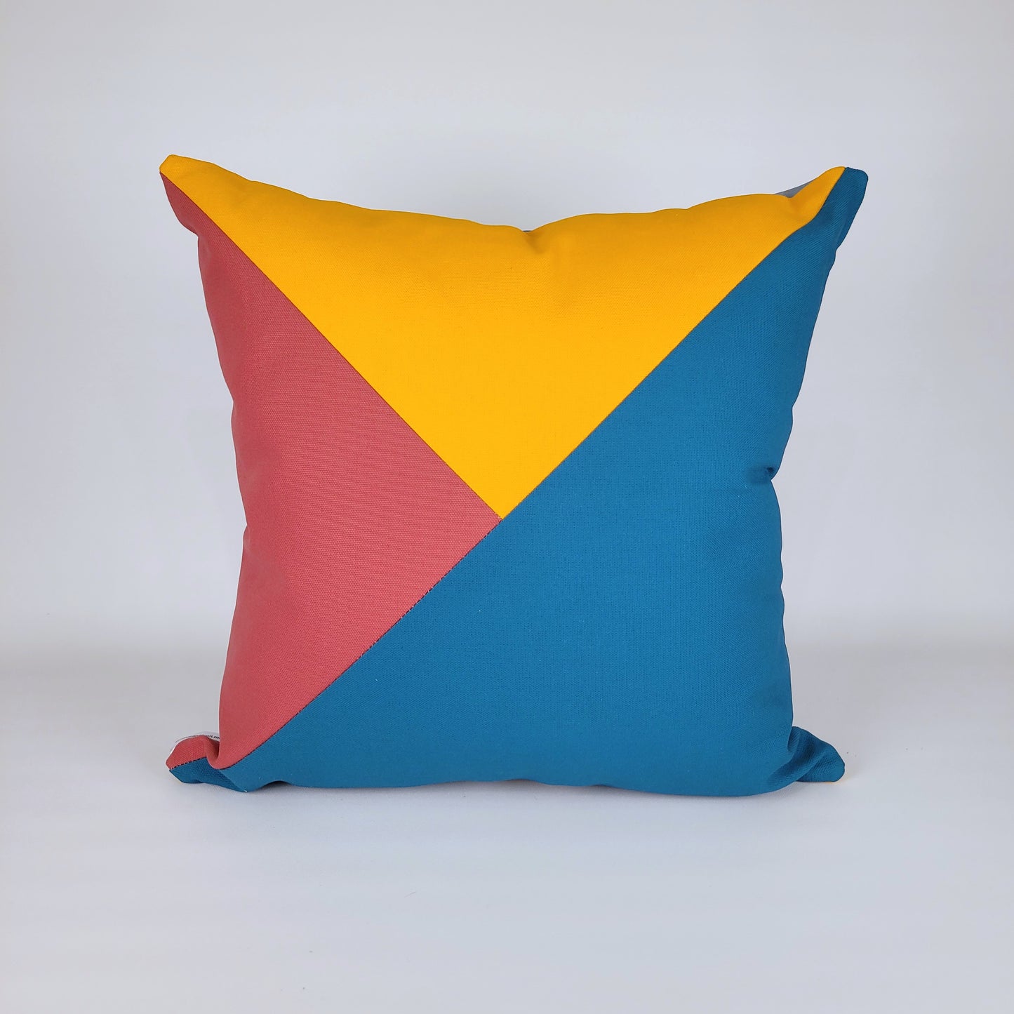 50s Mod Geometric Outdoor Throw Pillow 18"