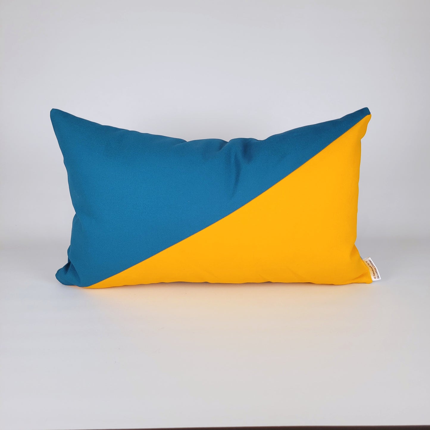 50s Mod Geometric Outdoor Throw Pillow Lumbar 12x20"