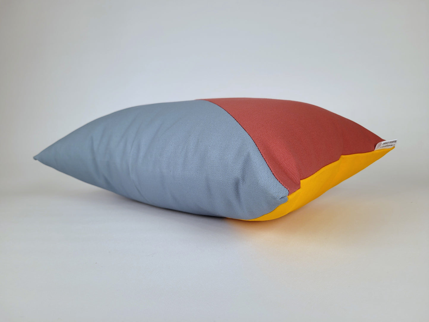 50s Mod Geometric Outdoor Throw Pillow Lumbar 12x20"