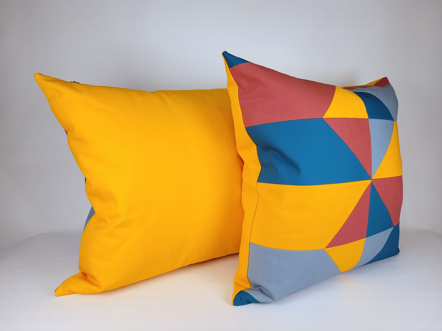 50s Mod Geometric Outdoor Throw Pillow 24"