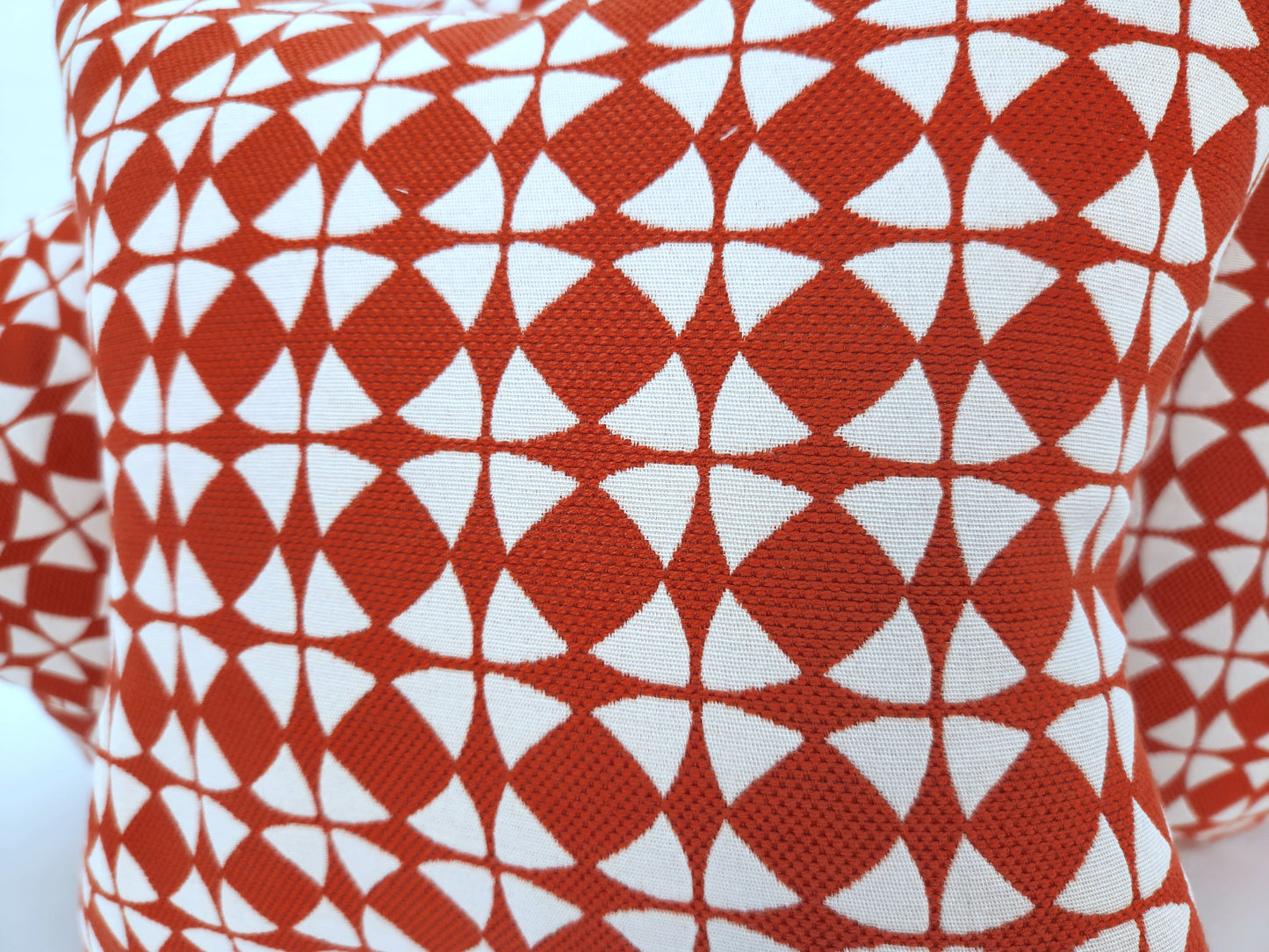 Explorer58 Square Pillow Cover, Thruster Red, Various Sizes, with or without Inserts, Handmade by Houston and Scott